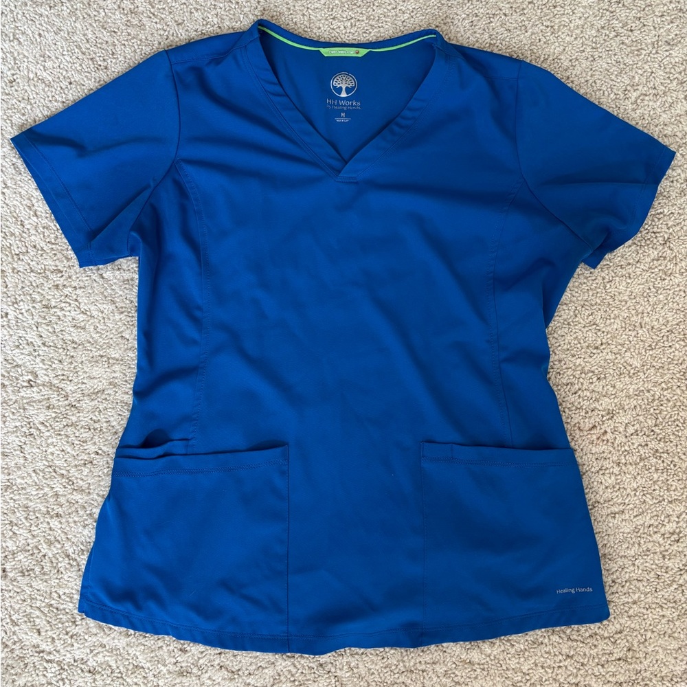 Purple Label Healing Hands Scrub Top